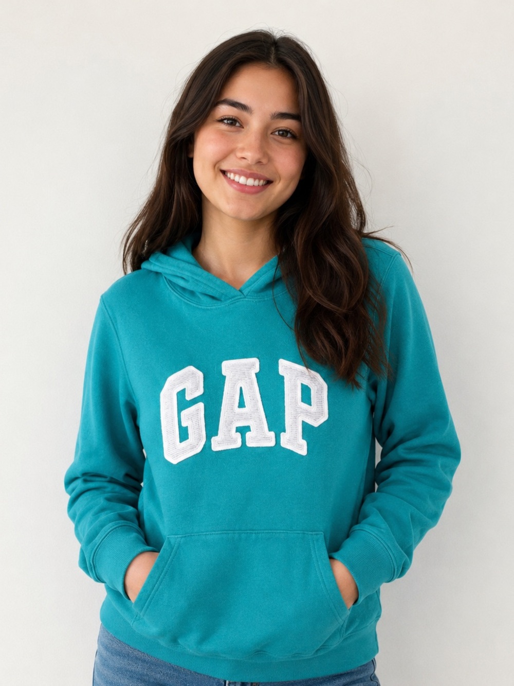GAP Green Pullover Hoodie Size S